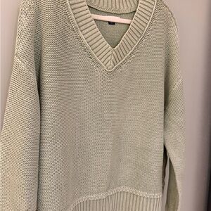 American Eagle Outfitters Sage Knit Sweater oversized